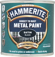 Hammerite Direct To Rust Metal Paint Satin Finish 0.25 L