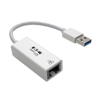 Tripp Lite U336-000-GBW Adaptador de Red NIC USB 3.0 a Gigabit Ethernet, 10Mbps / 100Mbps / 1000Mbps, Blanco