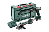 Metabo SET 2.4.3 18 V 1600 RPM Zwart, Groen, Rood