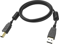 Vision TC 2MUSB/BL 1 USB Kabel 2 m USB 2.0 USB A USB B Schwarz