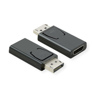 Value 12.99.3158 tussenstuk voor kabels DisplayPort HDMI Zwart