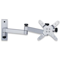 Techly 13-30" Wall Bracket for LED TV LCD Tilting 3 Joints Silver" ICA-LCD 104
