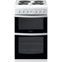 Indesit ID5E92KMW/UK cooker Freestanding cooker Electric Black, White A