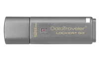 Kingston Technology DataTraveler Locker+ G3 unità flash USB 128 GB USB tipo A 3.2 Gen 1 (3.1 Gen 1) Argento