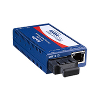 Advantech IMC-350-MM-PS-A konwerter sieciowy 100 Mbit/s 1300 nm Multifunkcyjny Niebieski