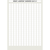 Brady ELAT-41-747W-10 etichetta per stampante Bianco Etichetta per stampante autoadesiva