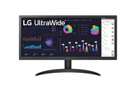 LG 26WQ500-B számítógép monitor 65,3 cm (25.7") 2560 x 1080 pixelek 4K Ultra HD LCD Fekete
