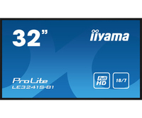 iiyama LE3241S-B1 signage display Płaski panel Digital Signage 80 cm (31.5") 350 cd/m² Full HD Czarny 18/7