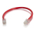 C2G 1m Cat5e Non-Booted Unshielded (UTP) Network Patch Cable - Red