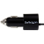 StarTech.com Dual-Port Car Charger - USB with Built-in Micro-USB Cable - Black