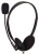 Gembird MHS-123 hoofdtelefoon/headset Bedraad Hoofdband Oproepen/muziek Zwart