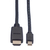 VALUE 11.99.5792 adaptador de cable de vídeo 3 m Mini DisplayPort Negro