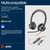 POLY Auriculares Blackwire 8225 USB-C con certificación para Microsoft Teams
