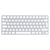Apple Magic Keyboard Tastatur Bluetooth QWERTY UK Englisch Silber, Weiß