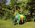 Hozelock 2489P9012 enrouleur de tuyau d'arrosoir de jardin Chariot sur roues Manuel Vert
