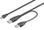 Microconnect USBAAB06 USB Kabel 0,6 m USB 2.0 Mini-USB B USB A Schwarz