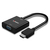 Lindy 38291 video kabel adapter 0,1 m HDMI Type A (Standaard) VGA (D-Sub) Zwart