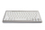 BakkerElkhuizen UltraBoard 950 Wireless keyboard Bluetooth AZERTY Belgian Light grey, White