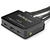 StarTech.com 2 Port HDMI KVM Switch - 4K 60Hz - Kompakter Dual-Port-UHD/Ultra-HD USB Desktop KVM Switch mit integrierten 1,22m Kabeln und Audio - Busbetriebenes und Remote-Switc...