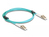 DeLOCK 87908 Glasvezel kabel 2 m LC OM3 Aqua-kleur