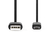 Nedis CCGL60501BK10 cable USB 1 m USB 2.0 USB A Micro-USB B Negro