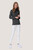 Damen Longsleeve-Poloshirt MIKRALINAR®, anthrazit, XL - anthrazit | XL: Detailansicht 6