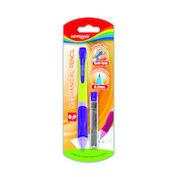 Ołówek KEYROAD SMOOZZY Writer, automatyczny, 0,7mm, z grafitami, blister, mix kolorów