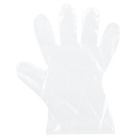 Artikelbild: PE-Handschuhe gehämmert transparent, Herrengröße
