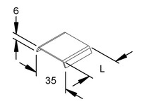 NIEDAX DRSU 8-10 DRSU 8-10 BUISTEGENPLAATJE