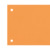 Oxford Trennstreifen, aus Karton 190 g/m², 1x8 cm gelocht, orange, Packung mit 100 Stück
