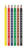 Farbstift Buntstifte Silverino 6er dreieckig, dick, 5, sortiert, in Schachtel