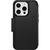 OtterBox Strada - Leder Flip Case mit MagSafe - MagSafe Apple iPhone 15 Pro Shadow - Schwarz - ProPack (ohne Verpackung - nachhaltig) - Schutzhülle