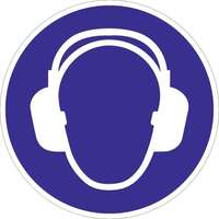 NORDWEST Handel AG Znaki nakazu ASR A1.3/DIN EN ISO 7010 stosuj ochronę słuchu folia