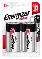 ENERGIZER Batterien Max D 1.5V E302306802 95 2 Stück