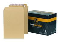 New Guardian Pocket Envelope C4 Peel and Seal Plain Power-Tac Easy Open 130gsm Manilla (Pack 250)