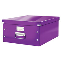 LEITZ Boîte Click & Store WOW, format Large A3, violet