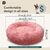 BLUZELLE Dog Bed for Medium Size Dogs, 28" Donut Dog Bed Washable, Round Dog Pillow Fluffy Plush, Calming Pet Bed Removable Mattress Soft Pad Comfort No-Skid Bottom Red