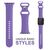 NALIA Bracelet Silicone Smart Watch Strap compatible with Apple Watch Strap SE & Series 8/7/6/5/4/3/2/1, 38mm 40mm 41mm, iWatch Fitness Watch Band for Men & Women Purple