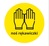 Widok logo noś rękawiczki