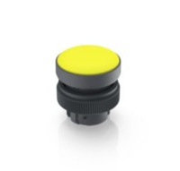 Leuchtvorsatz, beleuchtbar, Bund rund, gelb, Einbau-Ø 22.3 mm, 1.74.505.501/1400