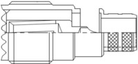 UHF Buchse 50 Ω, RG-8, RG-213, RG-225, Belden 7733A, Belden 8268, Lötanschluss,