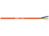 PUR Anschlussleitung H05BQ-F 2 x 0,75 mm², AWG 19, ungeschirmt, orange