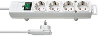 Power extension 2 m 4 AC outlet(s) Indoor White 4fach 2m Flachstecker 26