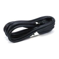 LX(ASAP) 1.0M C5 EU power cord 31049518, 1 m, Male/Female, C5 coupler, Black Externe Stromkabel