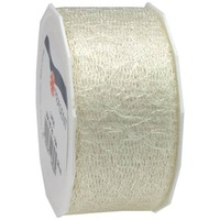 Zierband, 40mmx20m, creme 304 4020-104