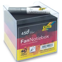 Zettelbox Fan Deutschland inklusive Lack-Marker, sortiert FOLIA 9902/DE