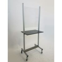 Partition, height adjustable