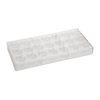 Schneider Chocolate Mould in Clear with Hexagon Shape - Shock Resistant