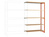 Breitfach-Steckregal Anbauregal mit 5 Holzverbundböden, HxBxT = 2000 x 1250 x 400 mm | RPK2489.2001