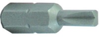 1/4" Bit Clutch 1/4" L25 mm, Schraubendreher-Einsatz Bit aus S2-Stahl, Länge 25mm